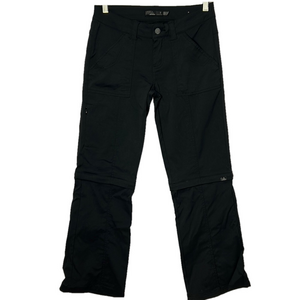 PrAna Black Convertible Cargo Pants